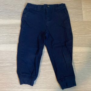 Janie and Jack navy joggers size 18-24 months